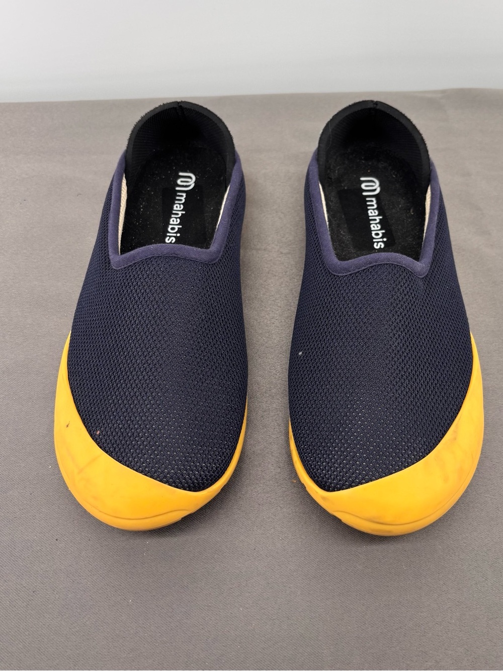 Mahabis Summer Slipper Navy Yellow Size EU 37